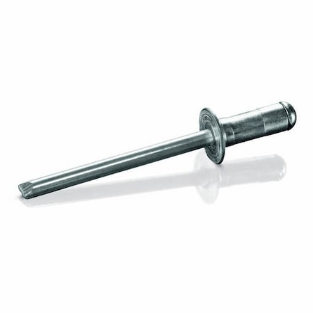 Blind Rivet, Countersunk Head, 3/16 In Dia., Aluminum Body, 500 PK